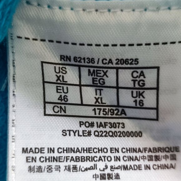 Guess full zip hoodie kangaroo pockets light blue women's youth size XL - Picture 6 of 11